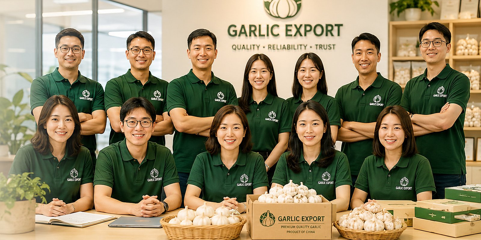 Allium Garlic Export team group photo